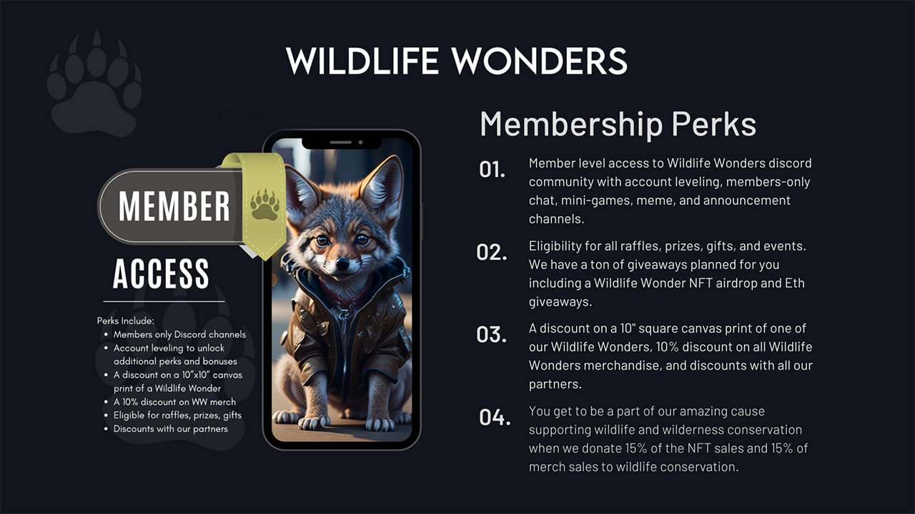 wildlfe wonders membership perks